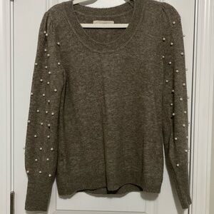 LOFT sweater with Pearl sleeves | small